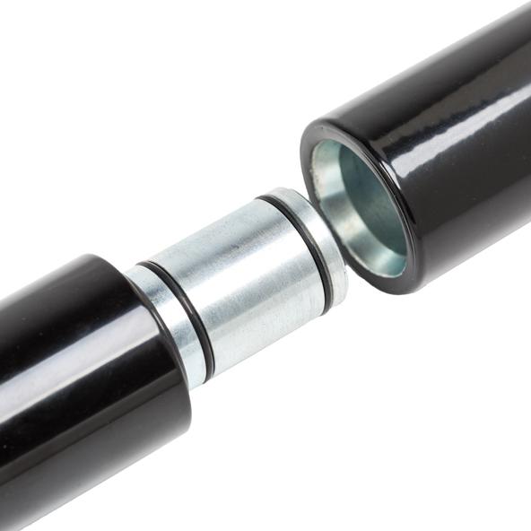 Lupit Pole Classic G2 45mm, Pulverbeschichtet Schwarz